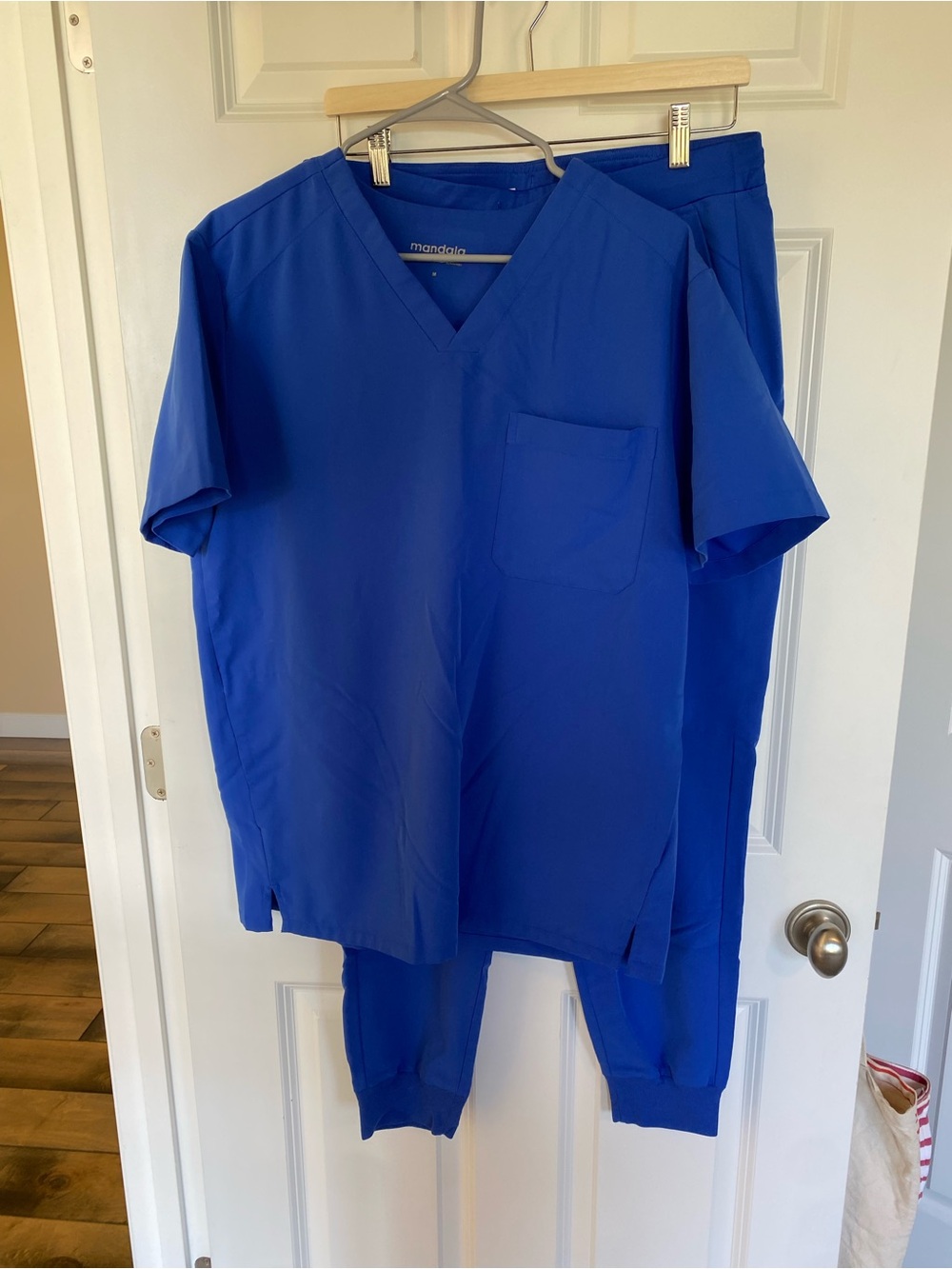 Mandala Men’s Scrub Set in Cobalt